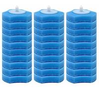 Lot Azomor comprenant 30 têtes de brosse de toilettes remplaçables au parfum frais d'océan