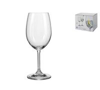 Lot Bohemia De 6 Coupes Verre Modèle Lara Flut Avec Capacité De 45 CL