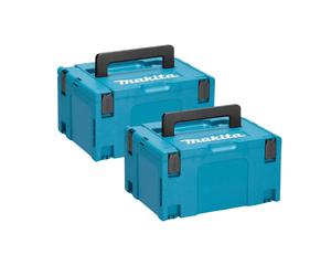 Lot coffret empilable robuste Makpac Taille 3 - MAKITA MAKPAC3_Setx2