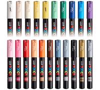 Lot de 21 marqueurs Posca PC-1MC pointe extra-fine conique G