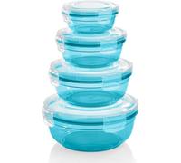 Lot complet de quatre bouchons multifonctions pour la cuisine et les voyages