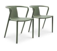 Paris prix lot de 2 fauteuils de jardin - Vert olive