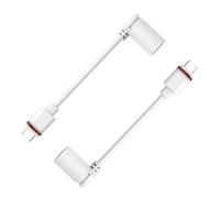Lot d'adaptateurs USB C avec prise cylindrique - Convertisseur de connexion d'alimentation, module adaptateur CC rond double pièce type C, coupleur d'alimentation portable