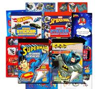 Lot d'autocollants d'apprentissage de la propreté en vrac - Lot avec plus de 400 autocollants de récompense avec Spiderman, Batman, Mickey Mouse, Avengers | Autocollants de fête pour garçon