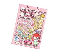 Lot d'autocollants de dioramen saisonnier avec 6 thèmes météorologiques et 18 motifs prêts à l'emploi pour scrapbooking, accessoires de bricolage faits à la main