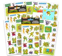 Lot d'autocollants Tortues Ninja Teenage Mutant | Lot de 120 autocollants TMNT pour enfants, garçons, filles, plus décalcomanies, plus | Livre d'autocollants TMNT