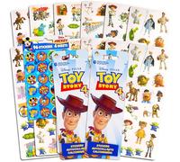 Lot d'autocollants Toy Story pour fête - Le lot comprend 240 autocollants Toy Story avec des autocollants Mickey Mouse en bonus (12 feuilles d'autocollants, fournitures de fête Toy Story)