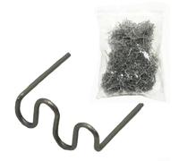 Lot de 1 000 broches de couture ondulées de 0,8 mm pour soudage en plastique, recharges d'agrafes à chaud pour kit de réparation de pare-chocs de voiture, outils de réparation de fissures et de