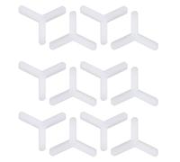Lot de 1 000 entretoises de nivellement en forme de Y de 2 mm, entretoises de carrelage, carrelage décoratif, joint en plastique croisé, entretoises de dalle, système de nivellement en plastique