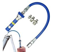 Lot de 1/2 raccords de graisse haute pression - solide sur les raccords | d'outils de graisse - Adaptateur d'embrayage Lock N Lube - Rallonge de raccordement - Compatible avec toutes les