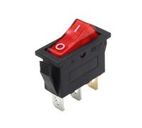 Lot de 1 à 100 interrupteurs à bascule KCD3 Sereis marche/arrêt 2/3 | Position Équipement électrique 16 A 250 V / 20 A 125 VAC Interrupteur d'alimentation pour bateau voiture (orange, 100 pièces)