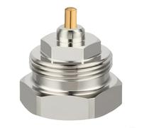 Lot de 1 adaptateur de radiateur thermostatique pour vannes Oventrop en acier inoxydable, connexion à vis argentée, optimise la distribution de la chaleur, système de chauffage domestique