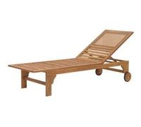 Lot de 1 bain de soleil GENERIQUE en acacia H. 110 cm non pliable