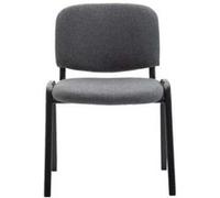 Lot de 1 chaise de conference GENERIQUE en metal empilable non pliable interieur H. 83 cm gris gris