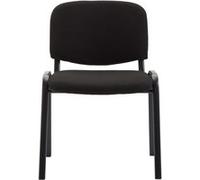 Lot de 1 chaise de conference GENERIQUE en metal empilable non pliable interieur H. 83 cm noir noir