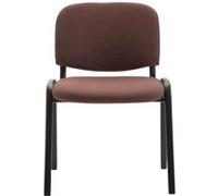 Lot de 1 chaise de conference GENERIQUE interieur empilable non pliable en metal H. 83 cm marron
