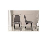 Lot de 1 chaise GENERIQUE en metal non empilable non pliable interieur H. 88 cm marron