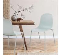 Lot de 1 chaise GENERIQUE en polypropylene empilable non pliable H. 85 cm interieur bleu bleu