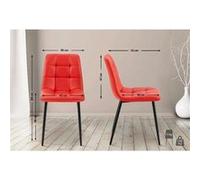 Chaise Antibes simili cuir