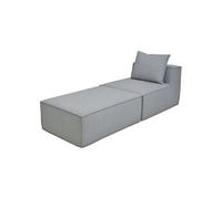 Lot de 1 chaise longue GENERIQUE en plastique H. 194 cm L. 25 cm non pliable