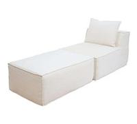 Lot de 1 chaise longue GENERIQUE en plastique L. 25 cm H. 194 cm non pliable