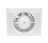 Lot de 1 Extracteur d'air avec minuterie Ø100 95 m3/h 14 W | Temporisation réglable de 2 à 23 minutes et raccordement à l'interrupteur de la lumière ou à une commande indépendante.