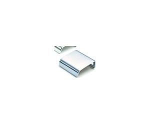 Lot de 1 poignée de meuble pd Empoli, 38 x 33 mm Raccord union V. D. arrière BA = 25 Edelst. Aspect 9995542