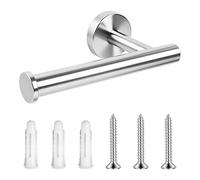 Lot De 1 Porte-Rouleau De Papier Toilette Mural en Acier Inoxydable, Résistant À La Rouille Et Robuste, pour Usage Domestique Et Commercial, Argent