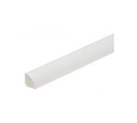 Lot de 1 Quart de rond PVC 13 x 13 mm longueur 2,5 m Blanc