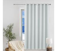 Lot de 1 Rideaux Occultants 120 x 200 cm Isolant Anti UV, Lot de 1 Rideaux Opaque Draperies Intérieurs Decoration Rideau Occultant Thermiques pour Salon, Chambre, Blanc