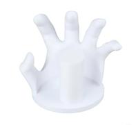 Lot de 1 support de papier toilette sans perçage nécessaire Design moderne pour salle de bain Montage mural facile d'accès Gain de place Plastique noir et blanc 158 x 158 x 14 cm (blanc)
