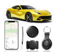 Lot de 1 trackers GPS de Voiture compatibles avec Apple Find My App, Traceur GPS, traqueur de Voiture, certifié Apple MFi, sans ABO, Pas de SIM, localisation en Temps réel, Fonction Alarme et Rappel