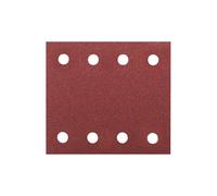 lot de 10 1/4 papiers abrasifs ponceuse rectangulaire perforé 114 x 102mm grain 40, Makita