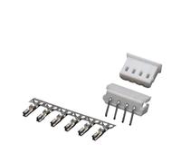 Lot de 10/20 boîtiers femelles 5264 au pas 2,54 × 0,5 mm + aiguille droite/courbée + borne 2P à 12 broches 5268 for connecteur PCB fil-carte(Curver set-10sets,3P)