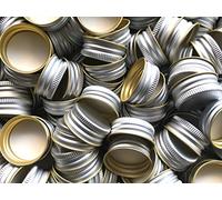 Lot de 10 à 100 bouchons à vis de rechange PP31.5 PP31,5 avec bord roulé et bouchon à visser pour bouteilles en aluminium (25 pièces)