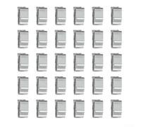 Lot de 10 à 100 clips de câble en acier inoxydable 304 pour câbles de 6 mm - Design barbelé antidérapant pour systèmes photovoltaïques à domicile, kayaks, bateaux de pêche (B)