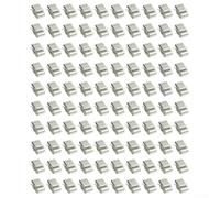 Lot de 10 à 100 clips de câble en acier inoxydable 304 pour câbles de 6 mm - Design barbelé antidérapant pour systèmes photovoltaïques à la maison, kayaks, bateaux de pêche (C)