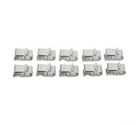 Lot de 10 à 100 clips de câble en acier inoxydable 304 pour câbles de 6 mm - Design barbelé antidérapant pour systèmes photovoltaïques à domicile, kayaks, bateaux de pêche (A)