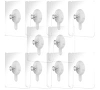 Lot de 10 Accroche Tableau Sans Percer,Fixation Tableau Sans Percer, Fixation Cadre Adhesif Murale Attache Languette Accroche