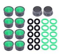 Lot de 10 aérateurs de robinet en plastique ABS pour robinets M22 et M24 - Pièces de rechange pour salle de bain et cuisine