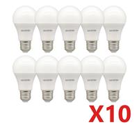 Lot de 10 ampoules LED A60 G45 E27 AC110V 220V 3W 8W 9W 12W 15W 18W 20W 24W, ampoules économiques blanc froid et blanc chaud pour éclairage domestique 4000K Daylight