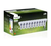 Lot de 10 ampoules LED GU10 8W 650lm 4000K dimmables LUMILED