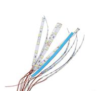 Lot de 10 ampoules LED SMD pour bandes lumineuses pré-câblées conçues pour les sources d'alimentation 12 V 18 V AC DC pour les modèles réduits et les besoins d'éclairage intérieur miniature (lumière