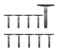 Lot de 10 Attaches souples à clipser - Ressort de Suspension pour fixation de tablier - Verrou attache tablier - Fabrication et qualité française - Pour Volet Roulant électrique et manuel
