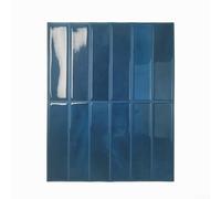 Lot de 10 autocollants muraux épais en ABS de 2,5 mm pour dosseret de cuisine et salle de bain - Autocollants imperméables à décoller et pour décoration d'intérieur (YJC0180)