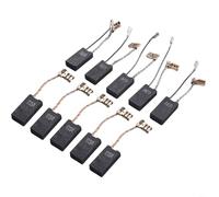 Lot de 10 balais de carbone de rechange compatibles avec Bosch 5-40 DCE GSH 5 E et marteau rotatif modèles 11235EVS 11241EVS pour moteur d'outils électriques