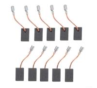 Lot de 10 balais de carbone pour meuleuse d'angle Bosch 5 x 10 x 17 mm | Convient pour Bosch pour la série GWS, taille 5 x 10 x 17 mm, restaure la puissance du moteur, réduit les étincelles