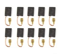 Lot de 10 balais de charbon de 6,3 x 16 x 22 mm compatibles avec meuleuse Bosch GWS 20-230 H - Lot de 10 brosses longue durée pour moteurs électriques