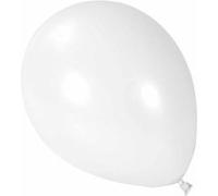 Lot de 10 Ballons en Latex "Gonflables" 30cm Blanc Blanc G