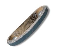 Lot de 10 bandes abrasives en zircone pour Black and Decker Powerfile 13 x 451 mm